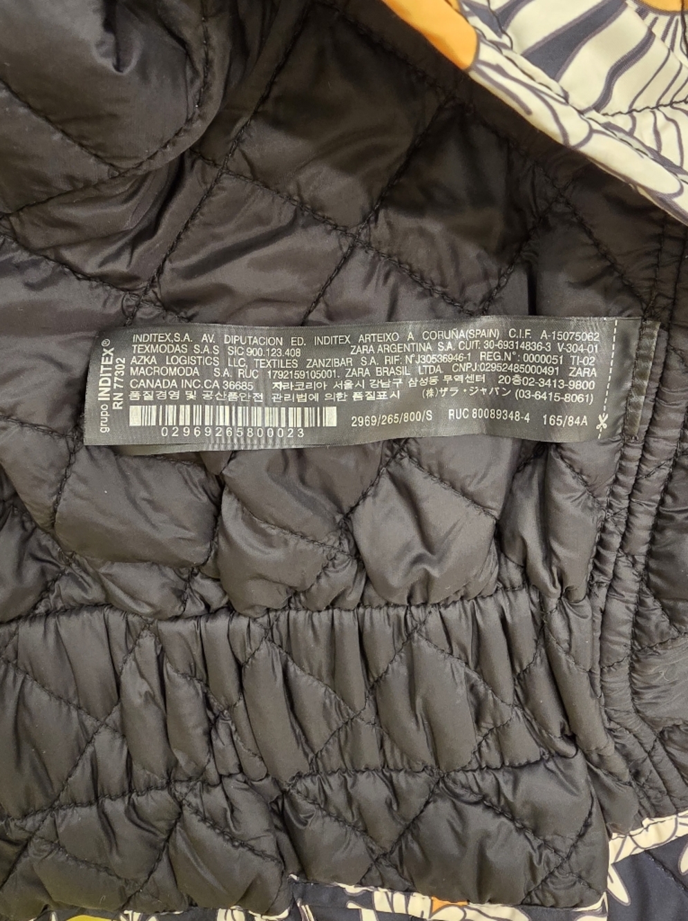 Zara Daisy Puffer Jacket Small - Picture 7 of 7